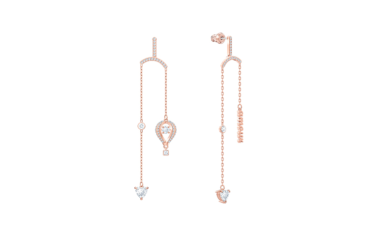 Swarovski Into The Sky Hot Air Balloon Love Letter Earrings Rose Gold. 5483989 圖 3
