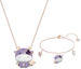 Buy Swarovski LITTLE Colorful Cow Cute Bracelet & Necklace Set in Rose Gold. ES2020121405