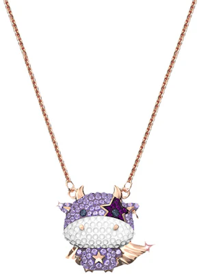 Swarovski LITTLE Colorful Cow Cute Bracelet & Necklace Set in Rose Gold. ES2020121405 Lookbook Swarovski LITTLE Colorful Cow Cute Bracelet & Necklace Set in Rose Gold. ES2020121405