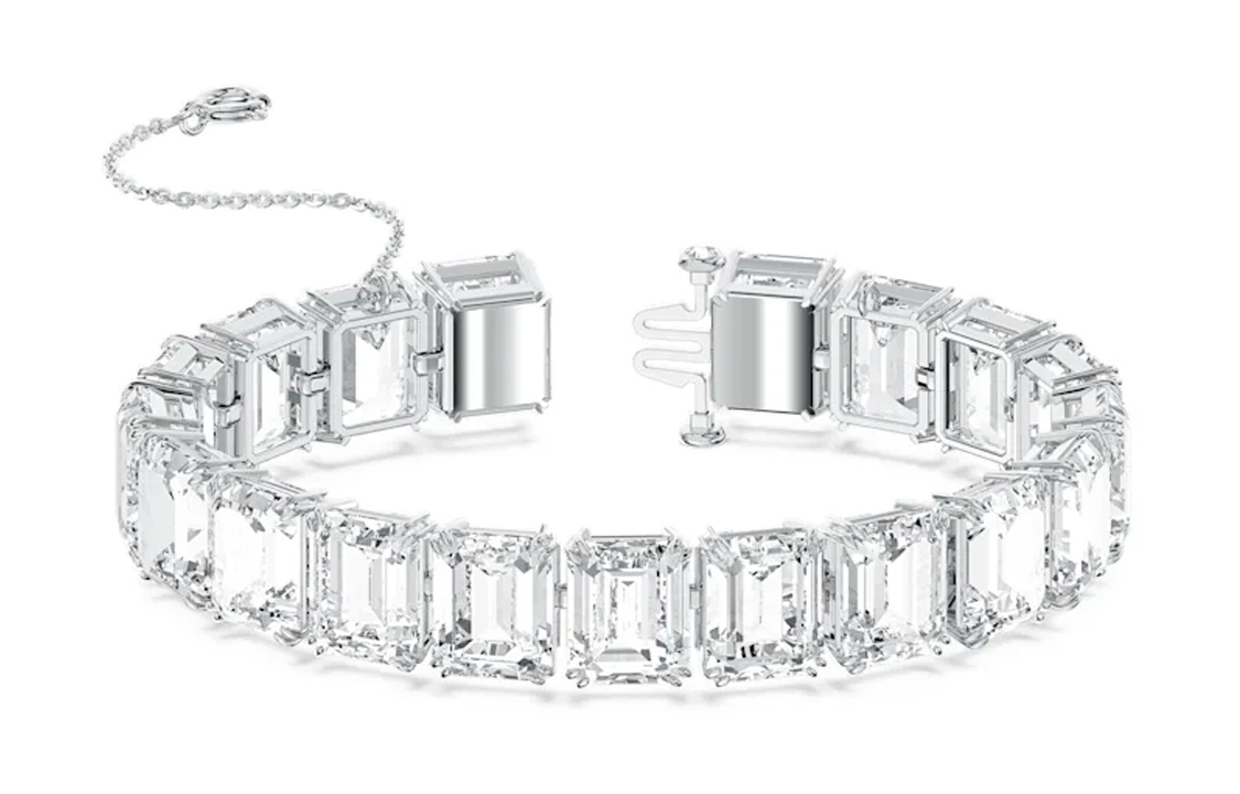 Swarovski Millenia Bracelet with Small Octagonal Cut Crystals Rhodium-Plated White. 5598349 圖 3