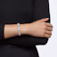 Shop Swarovski Millenia Bracelet with Small Octagonal Cut Crystals Rhodium-Plated White. 5598349