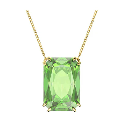 Swarovski Millenia Green Octagon Pendant, Gold Tone Plated. 5619491