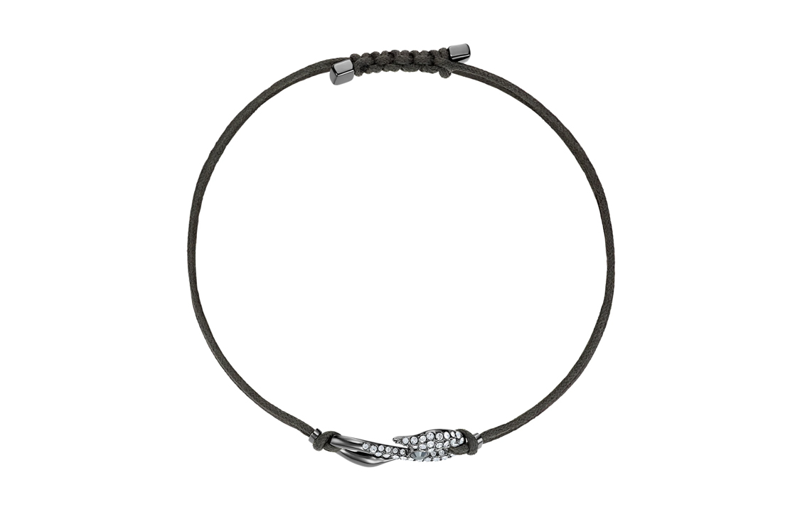 Swarovski Minimalist Swan Adjustable Woven Bracelet 5511777 圖 4