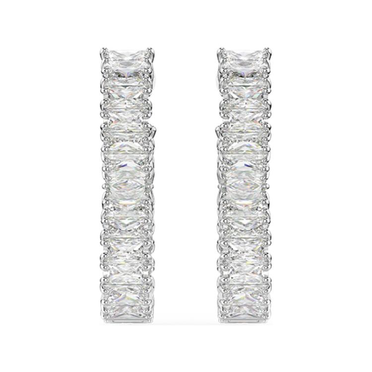 Shop 施華洛世奇銀合金圖案設計耳環 情侶款男女通用款式 5684047