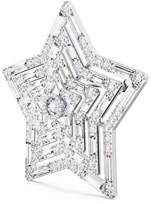 Broche Unisex Grande Swarovski Stella Plata Estrella Diseño Pareja. 5666149 Lookbook Broche Unisex Grande Swarovski Stella Plata Estrella Diseño Pareja. 5666149