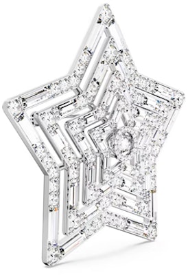 Broche Unisex Grande Swarovski Stella Plata Estrella Diseño Pareja. 5666149 Shop Broche Unisex Grande Swarovski Stella Plata Estrella Diseño Pareja. 5666149