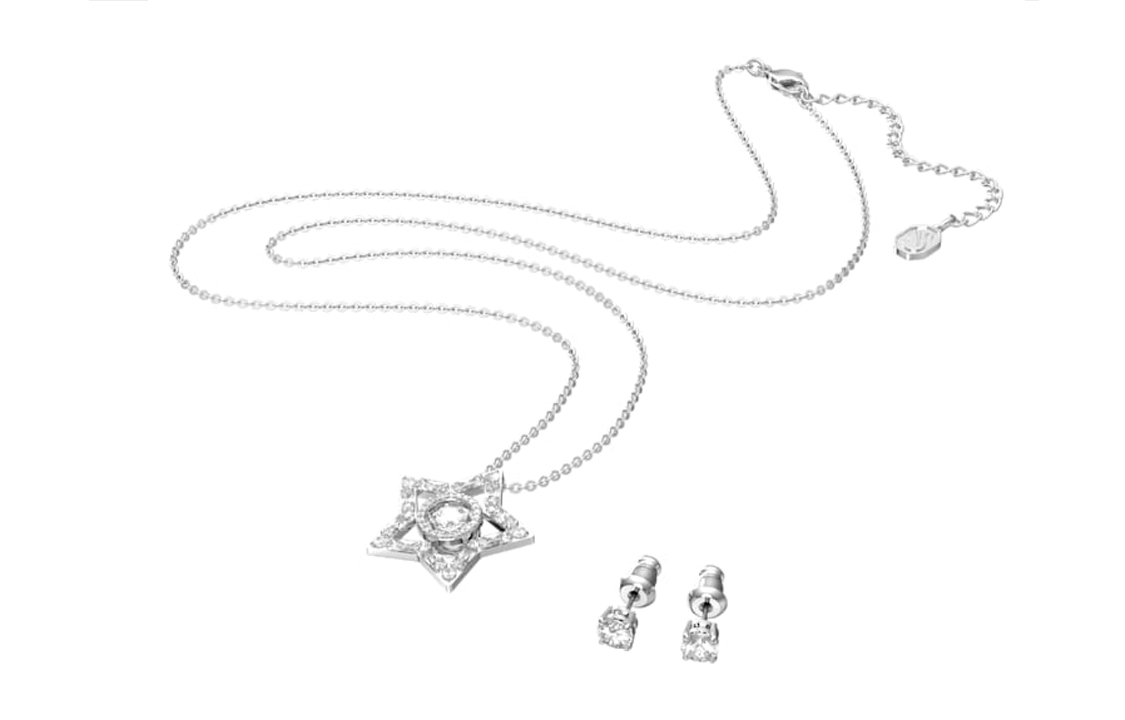 Order Swarovski Stella 白色套組附鍍銠飾品 5622729