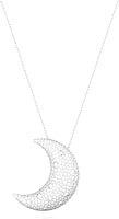 Swarovski Sublima LUNA Crescent Moon Gold-Plated Necklace Unisex Silver情侣款 5674895 Swarovski Sublima LUNA Crescent Moon Gold-Plated Necklace Unisex Silver情侣款 5674895