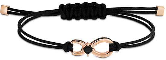 Swarovski SWA Infinity Crystal Bracelet, Unisex Couple Design - Black. 5533721 Swarovski SWA Infinity Crystal Bracelet, Unisex Couple Design - Black. 5533721