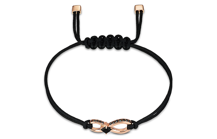 Swarovski SWA Infinity Crystal Bracelet, Unisex Couple Design - Black. 5533721 圖 3