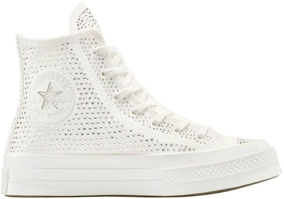 Swarovski x Converse Chuck 70 High 'Vintage White' A16170C Order Swarovski x Converse Chuck 70 High 'Vintage White' A16170C