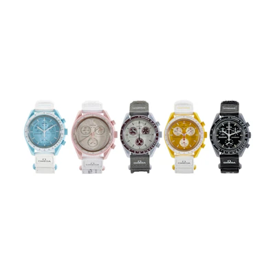 Swatch x Omega Bioceramic Moon Top 5 Set Uranus, Venus, Pluto, The Sun & The Moon