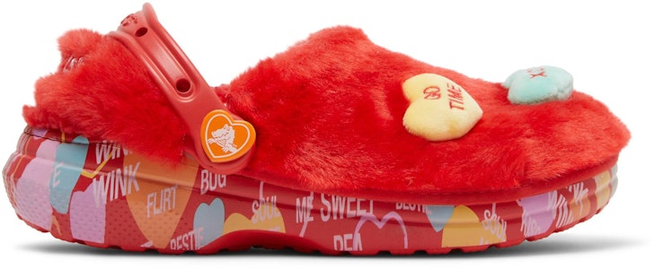 甜心 x Crocs 經典毛絨洞洞鞋 '情人節' 207741-610 Buy 甜心 x Crocs 經典毛絨洞洞鞋 '情人節' 207741-610