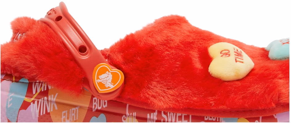 Sweethearts x Crocs Clog Classic Fur 'Valentine's Day' 207741-610 Order Sweethearts x Crocs Clog Classic Fur 'Valentine's Day' 207741-610