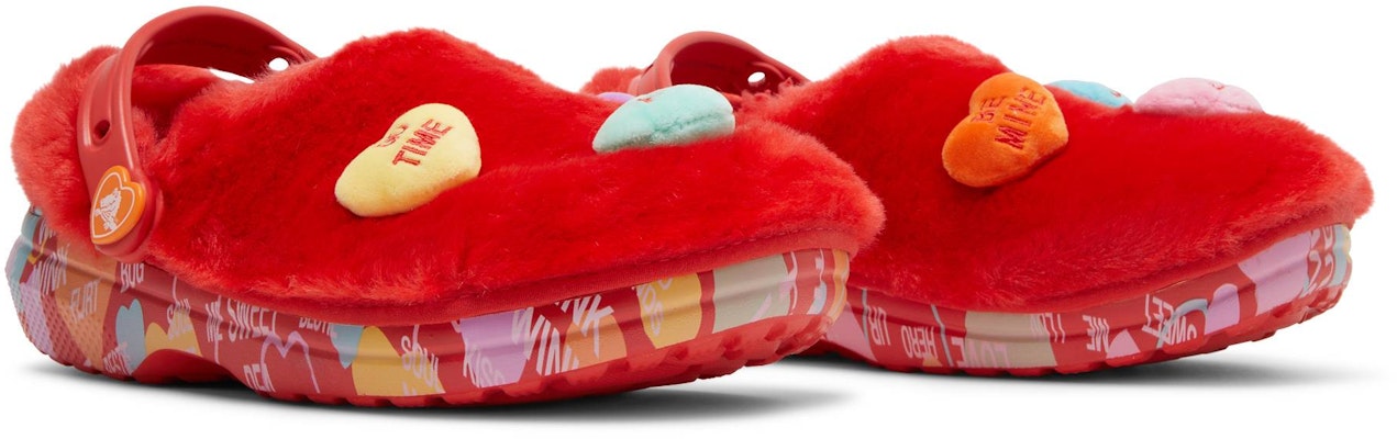 Sweethearts x Crocs Clog Classic Fur 'Valentine's Day' 207741-610 Cheap Sweethearts x Crocs Clog Classic Fur 'Valentine's Day' 207741-610
