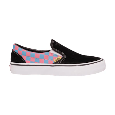 T&C Surf Designs Vans Classic Slip-On 'Pink Blue Checkerboard'