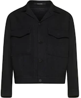 Tagliatore Black Solid Multi-Pocket Single-Breasted Jacket EDDY340159 Tagliatore Black Solid Multi-Pocket Single-Breasted Jacket EDDY340159