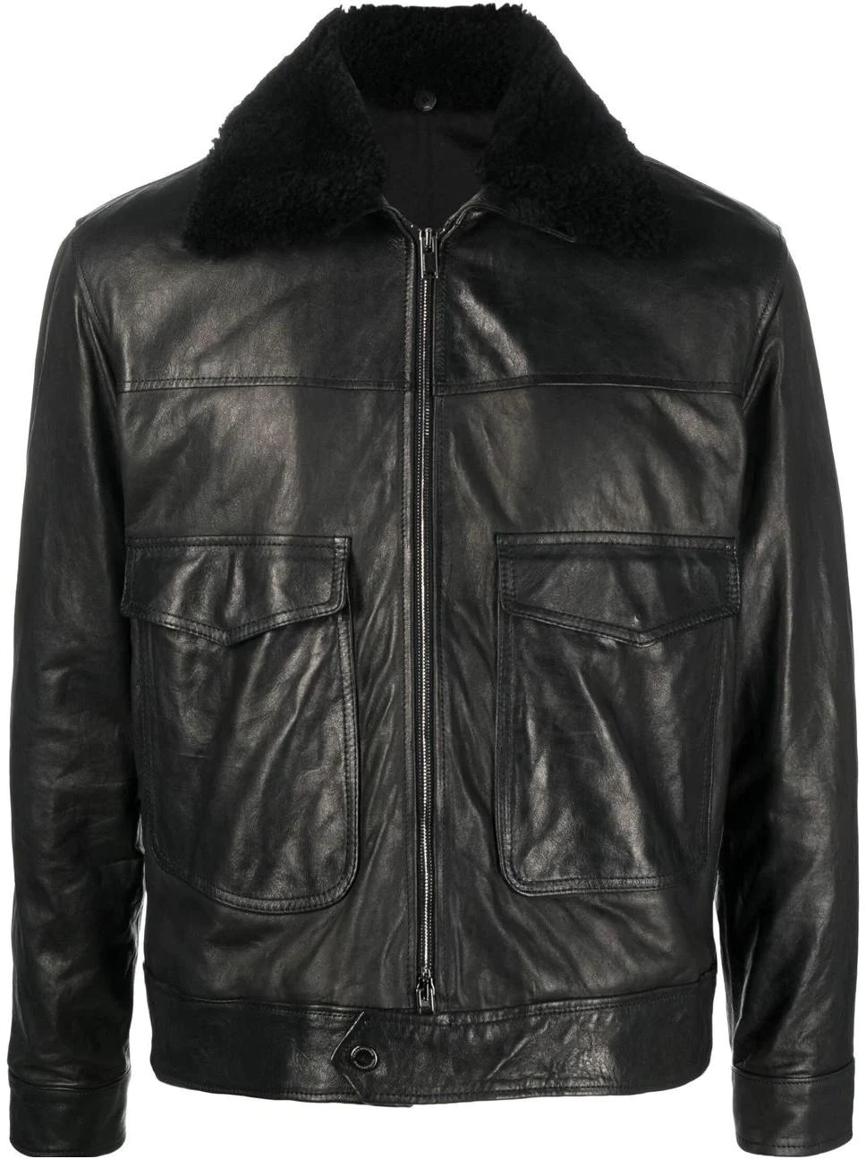 tagliatore-fw-22-solid-zip-up-collar-long-sleeve-jacket-black-viperchi-2204-nero