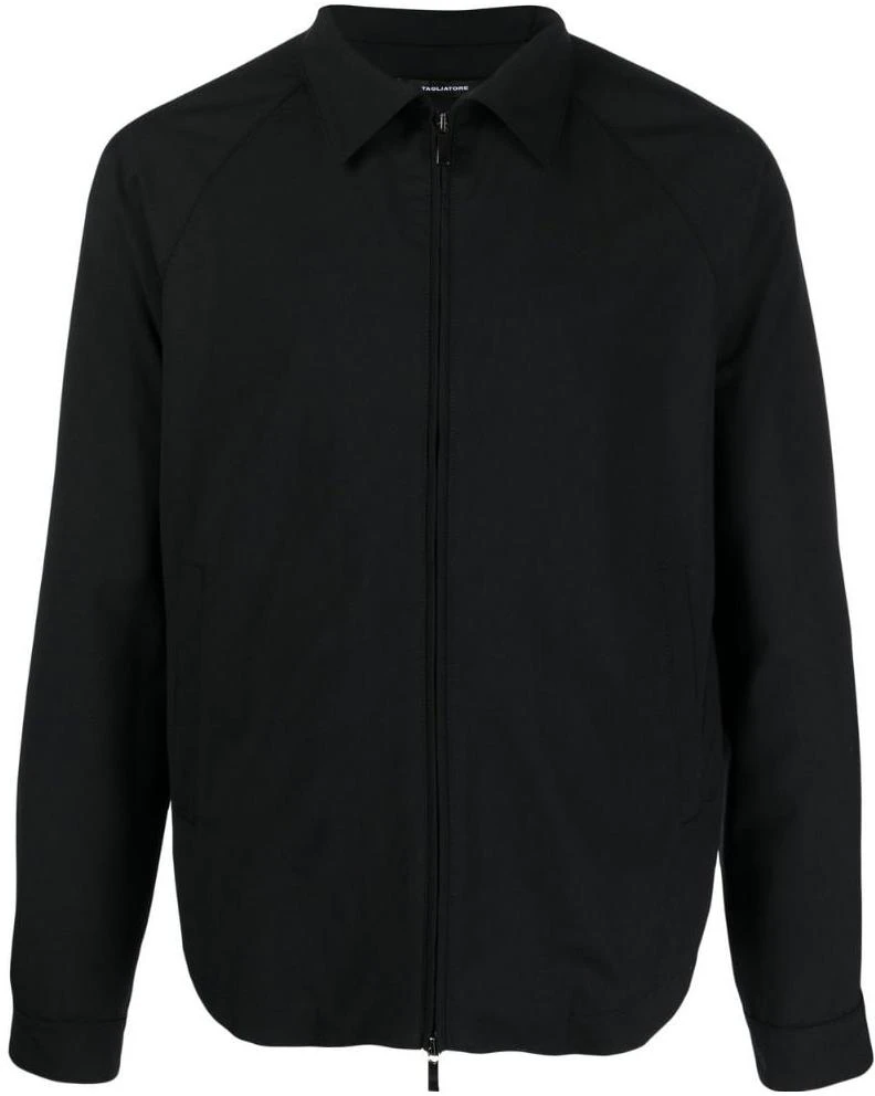 tagliatore-fw-23-black-solid-collar-casual-zip-jacket-france-210009-n1234