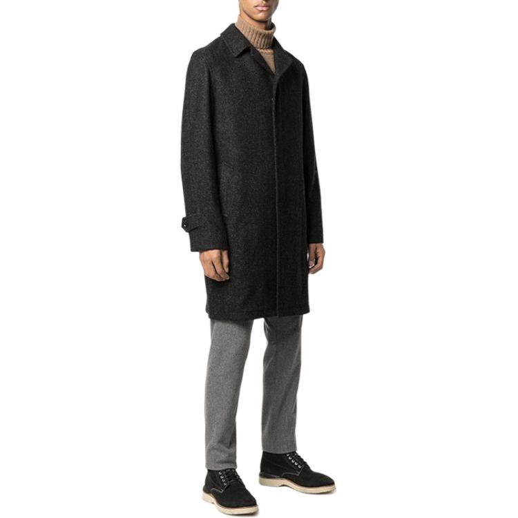 Tagliatore Gray Single-Breasted Tie Casual Lapel Long-Sleeve Jacket CURT61UIC117N3106