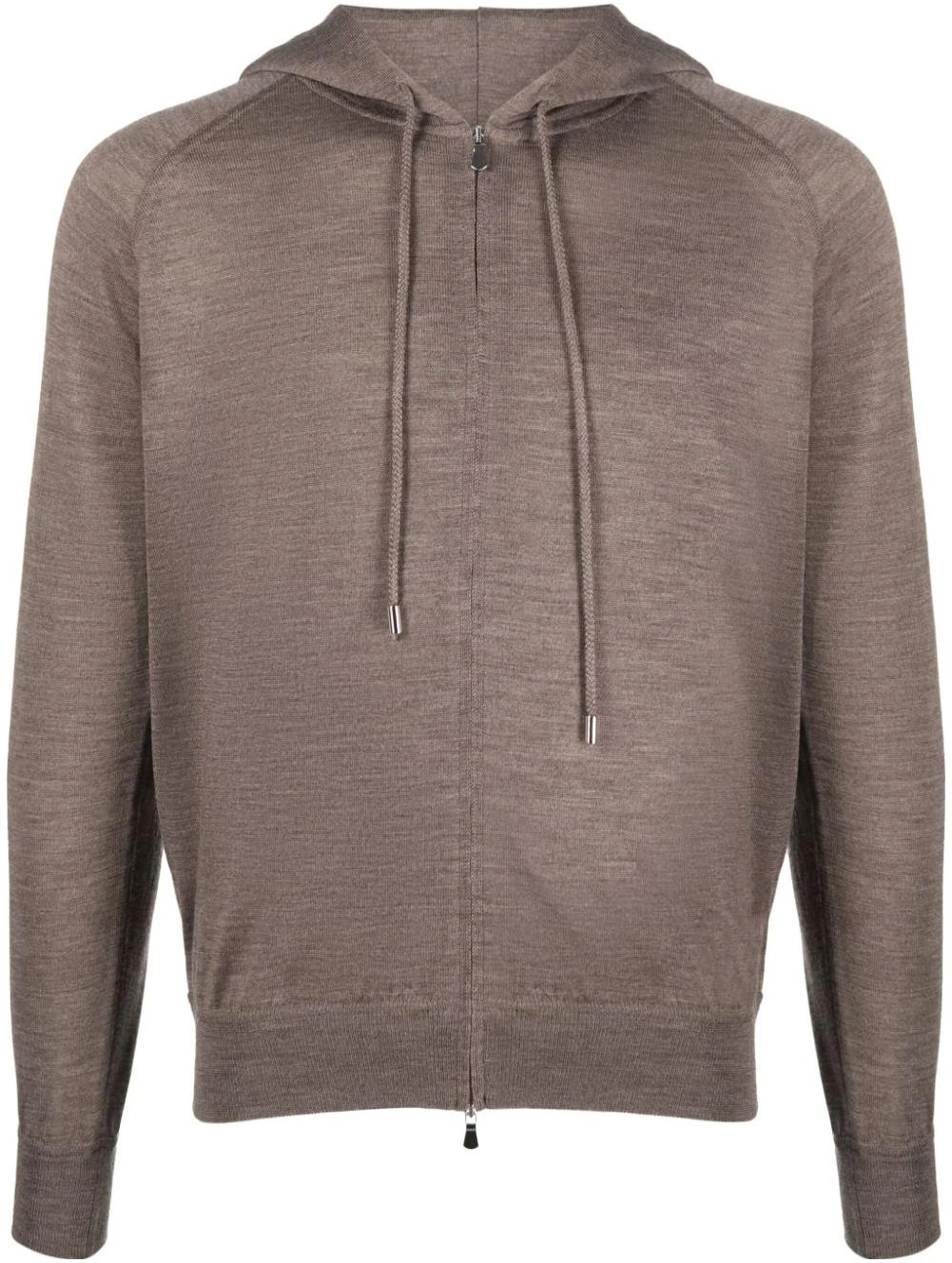 tagliatore-light-brown-melange-hooded-zip-casual-sweatshirt-horstgsi-2303
