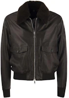 Tagliatore Solid Black Zip-Up Long Sleeve Collared Jacket JORDANCHI230623I367 Tagliatore Solid Black Zip-Up Long Sleeve Collared Jacket JORDANCHI230623I367