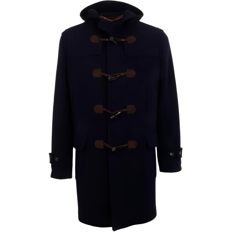 Tagliatore Solid Color Black Hooded Jacket for Men ALPESH5SIC011B410