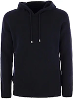 Tagliatore Solid Color Pullover Hoodie for Men Black HOLMGSI230923I347598 Tagliatore Solid Color Pullover Hoodie for Men Black HOLMGSI230923I347598