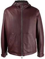 Tagliatore SS23 Brown Solid Color Zip-Up Hoodie Jacket for Men CHI23KYAVPURPL Tagliatore SS23 Brown Solid Color Zip-Up Hoodie Jacket for Men CHI23KYAVPURPL