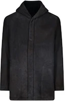 Tagliatore Washed Relaxed Fit Hooded Jacket Black CARTERMDI21SR2111 Tagliatore Washed Relaxed Fit Hooded Jacket Black CARTERMDI21SR2111