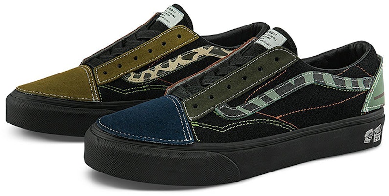 Taka Hayashi x Vans Sk8-Low LX 'DIY - Black' VN0A4UX62NQ Lookbook Taka Hayashi x Vans Sk8-Low LX 'DIY - Black' VN0A4UX62NQ