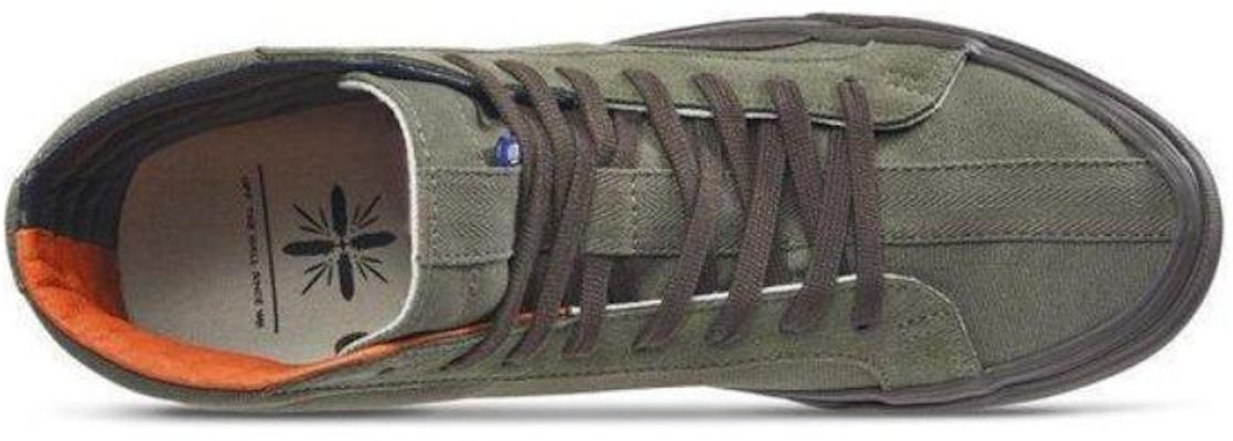 Taka Hayashi x Vans Vault Knu Style 238 LX 減震耐磨 中幫 板鞋 男女同款 綠色 Shop Taka Hayashi x Vans Vault Knu Style 238 LX 減震耐磨 中幫 板鞋 男女同款 綠色