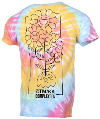 Takashi Murakami ComplexCon Cluster Outline Tee Tie Dye Order Takashi Murakami ComplexCon Cluster Outline Tee Tie Dye