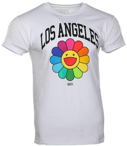 村上隆 ComplexCon 洛杉磯花卉白色T恤 Buy 村上隆 ComplexCon 洛杉磯花卉白色T恤