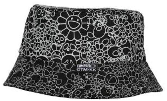 Takashi Murakami ComplexCon Skull & Flower Reversible Bucket Hat Black Buy Takashi Murakami ComplexCon Skull & Flower Reversible Bucket Hat Black
