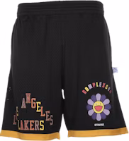 Takashi Murakami ComplexCon x LA Lakers M&N Basketball Shorts Black Takashi Murakami ComplexCon x LA Lakers M&N Basketball Shorts Black