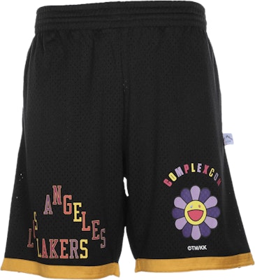 Takashi Murakami ComplexCon x LA Lakers M&N Basketball Shorts Black Buy Takashi Murakami ComplexCon x LA Lakers M&N Basketball Shorts Black