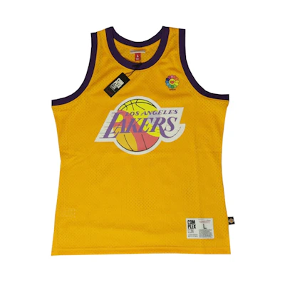 Murakami ComplexCon Lakers M&N Basketball Jersey Gold