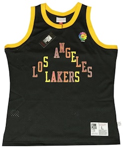 村上隆ComplexCon x 洛杉矶湖人M&N篮球球衣黑色 Buy 村上隆ComplexCon x 洛杉矶湖人M&N篮球球衣黑色