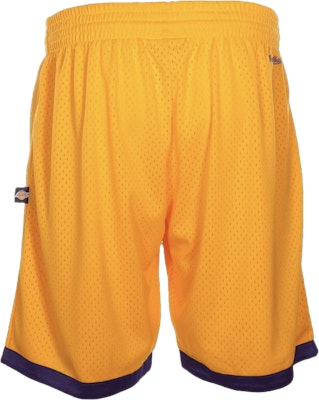 Takashi Murakami ComplexCon x LA Lakers M&N Basketball Shorts Yellow Order Takashi Murakami ComplexCon x LA Lakers M&N Basketball Shorts Yellow