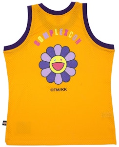 Jersey Basket Emas Takashi Murakami ComplexCon x LA Lakers M&N Shop Jersey Basket Emas Takashi Murakami ComplexCon x LA Lakers M&N