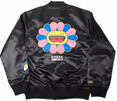 Takashi Murakami ComplexCon x LA Lakers M&N Satin Jacket Black Takashi Murakami ComplexCon x LA Lakers M&N Satin Jacket Black