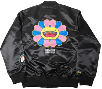 村上隆 ComplexCon x 洛杉磯湖人隊 M&N 黑色緞面夾克 Buy 村上隆 ComplexCon x 洛杉磯湖人隊 M&N 黑色緞面夾克