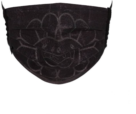 Takashi Murakami Doubleface Flower Face Mask Black/Black Buy Takashi Murakami Doubleface Flower Face Mask Black/Black