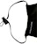 Takashi Murakami Doubleface Flower Face Mask Black/Black
