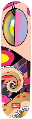 Takashi Murakami Face Skateboard Deck Gold Buy Takashi Murakami Face Skateboard Deck Gold