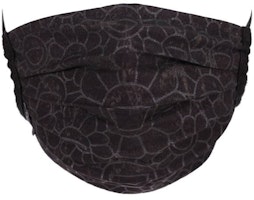 Takashi Murakami Flower Pattern Face Mask Black/Black Takashi Murakami Flower Pattern Face Mask Black/Black