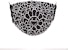 Takashi Murakami Flower Pattern Face Mask Black/White