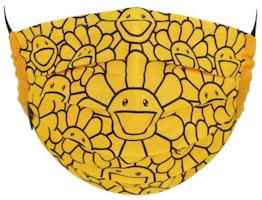 Takashi Murakami Flower Pattern Face Mask Bright Yellow/Black Takashi Murakami Flower Pattern Face Mask Bright Yellow/Black