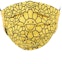 Buy Takashi Murakami Flower Pattern Face Mask Lemon Yellow/Black